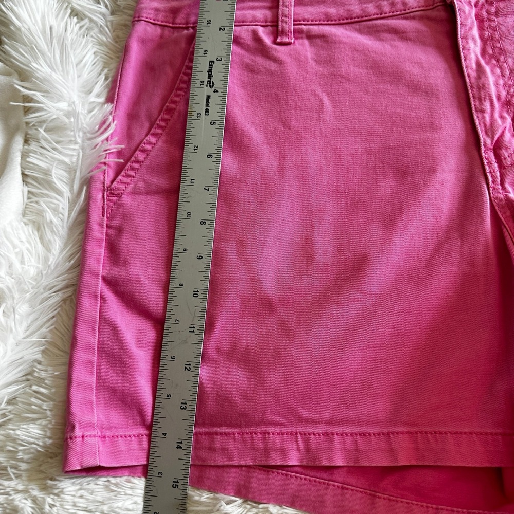 A.N.A. Pink Chino Shorts‎ Midrise Casual Classic  Vacation Size 16  NWOT - Picture 10 of 11